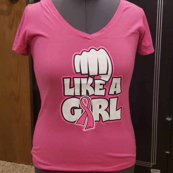 Next Level Apparel Tops - Breast Cancer tee